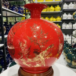 BHL Tu canh 4 mua Xuan Ha Thu Dong men do bong Quang Hau Ceramic 7