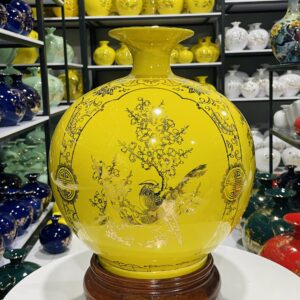 BHL Tu canh 4 mua Xuan Ha Thu Dong men vang bong Quang Hau Ceramic 2