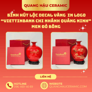 Quà tặng doanh nghiệp in logo Viettinbank chi nhánh Quảng Ninh – 2 mặt